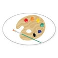 thumbnail image 1 of CafePress - Painters Palette Sticker - Sticker (Oval), 1 of 1