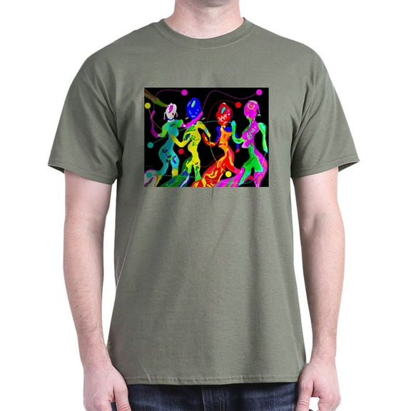 CafePress - Painting Super Cool Yo Yo Chicks Dark T Shirt - Men's Classic Graphic Cotton T-Shirt