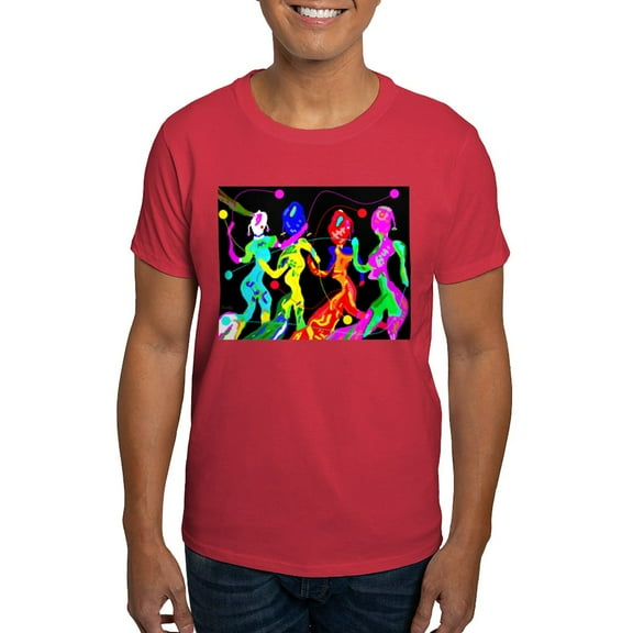 CafePress - Painting Super Cool Yo Yo Chicks Dark T Shirt - Men's Classic Graphic Cotton T-Shirt