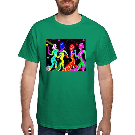 CafePress - Painting Super Cool Yo Yo Chicks Dark T Shirt - Men's Classic Graphic Cotton T-Shirt