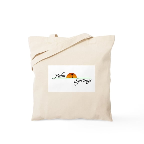 CafePress - Palm Springs Sunset Tote Bag - Unisex Canvas Tote Bag, Beige, 1-Piece