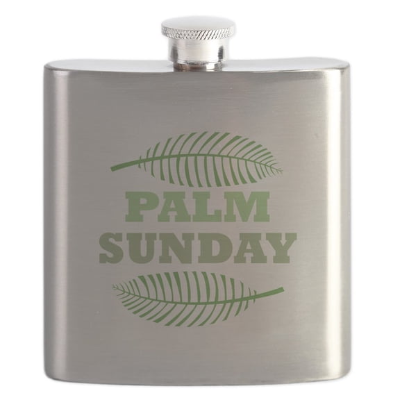 CafePress - Palm Sunday Flask - Stainless Steel Flask, 6oz Drinking Flask