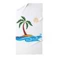 thumbnail image 1 of CafePress - Palm Tree Cartoon - Large Beach Towel, Soft 30"x60" Towel with Unique Design, 1 of 2