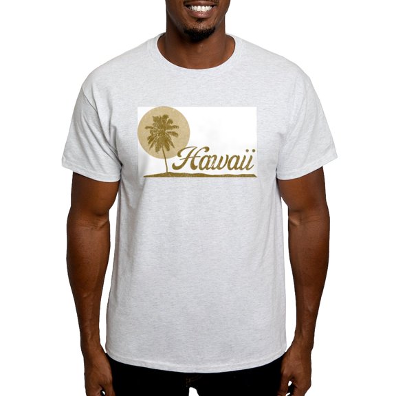 CafePress - Palm Tree Hawaii Light T Shirt - Men's Classic Graphic T-Shirt