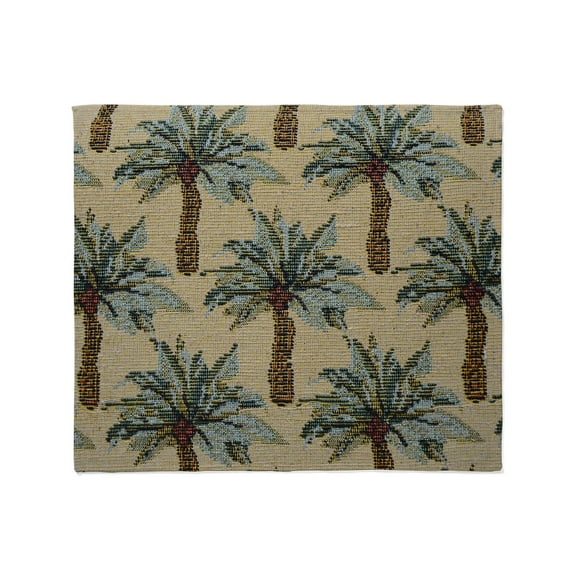 CafePress - Palm Trees Fabric Pattern Throw Blanket - Soft Fleece Throw Blanket, 50"x60" for All Ages