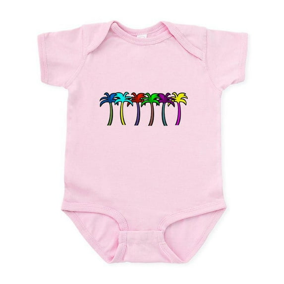 CafePress - Palm Trees Infant Bodysuit - Baby Light Bodysuit, Size Newborn - 24 Months