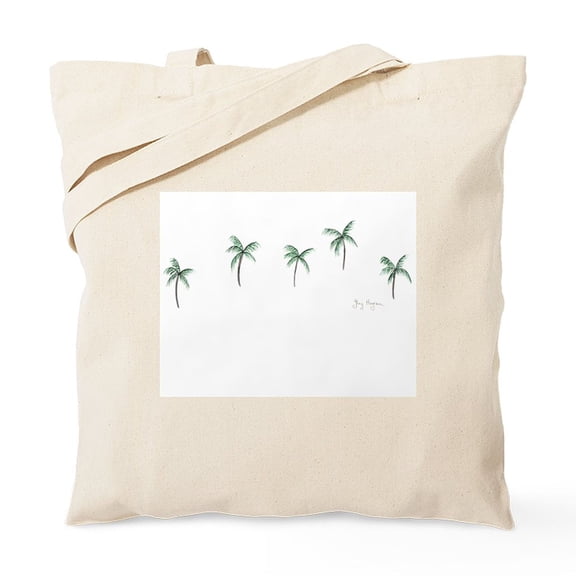 CafePress - Palm Trees Tote Bag - Unisex Canvas Tote Bag, Beige, 1-Piece