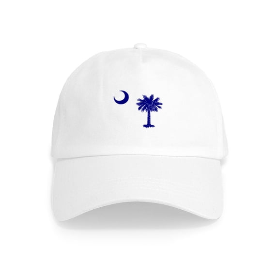 CafePress - Palmetto And Crescent Cap - Adjustable 100% Brushed Unisex Casual Cotton Baseball Cap, Beige, 1