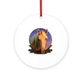 thumbnail image 1 of CafePress - Palomino Horse -  Round Wood Ornament 4", 1 of 2