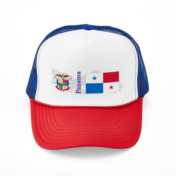 CafePress - Panama - Adjustable Unisex Printed Trucker Hat with Mesh Back