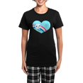thumbnail image 1 of CafePress - Panda Balloon Women's Dark Pajamas - Women's Short Sleeve Print T-Shirt and Pants Dark Cotton Pajama Set, 1 of 7
