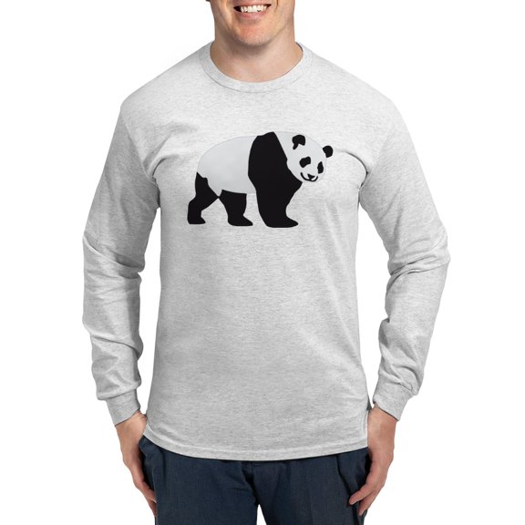 CafePress - Panda Bear Long Sleeve T Shirt - Unisex Cotton Long Sleeve T-Shirt