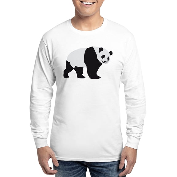 CafePress - Panda Bear Long Sleeve T Shirt - Unisex Cotton Long Sleeve T-Shirt