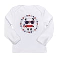 thumbnail image 1 of CafePress - Panda Patriotic USA Long Sleeve Infant T Shirt - Long Sleeve Infant T-Shirt, 1 of 2