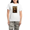 thumbnail image 1 of CafePress - Pandemic Mona Lisa Pajamas - Women's Short Sleeve Print T-Shirt and Pants Light Cotton Pajama Set, 1 of 7