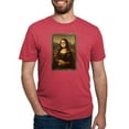 thumbnail image 1 of CafePress - Pandemic Mona Lisa T Shirt - Mens Tri-blend T-Shirt, 1 of 4