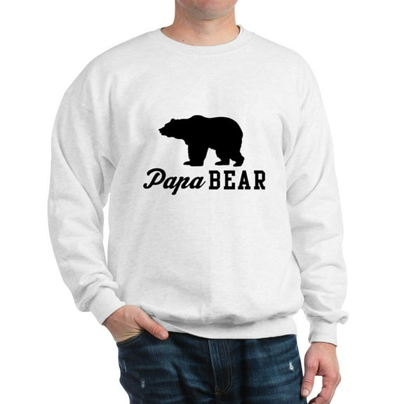 CafePress - Papa Bear Sweatshirt - Crew Neck Sweatshirt