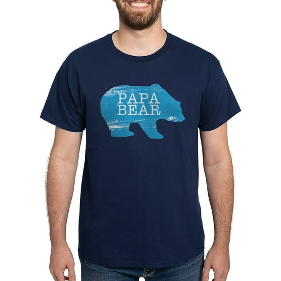 CafePress - Papa Bear T Shirt - Men's Classic Graphic Cotton T-Shirt