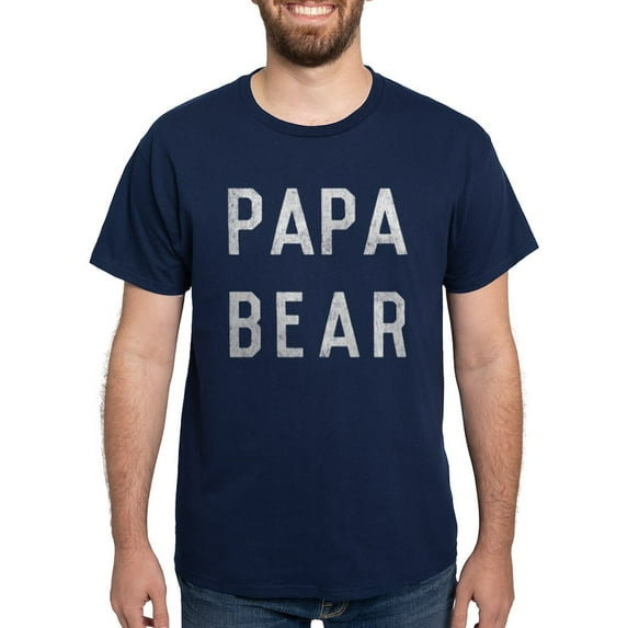 CafePress - Papa Bear T Shirt - Men's Classic Graphic Cotton T-Shirt