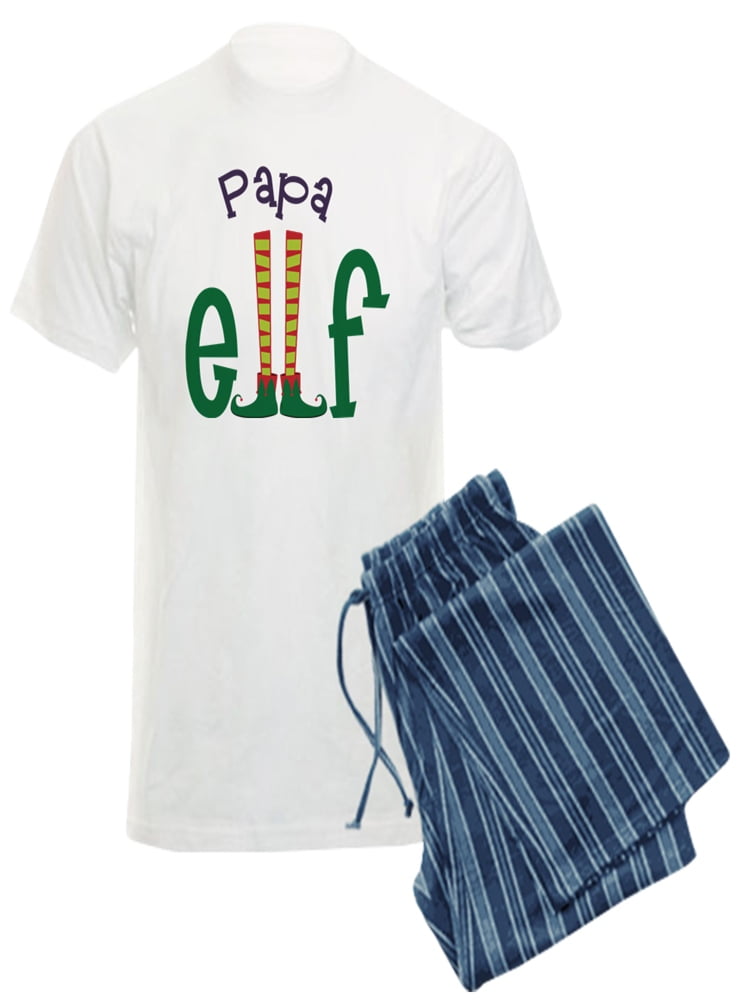CafePress - Papa Elf - Men's Light Pajamas
