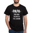 thumbnail image 1 of CafePress - Papa The Man, The Myth, The Legend T Shirt - Men's Classic Graphic Cotton T-Shirt, 1 of 4