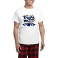 thumbnail image 1 of CafePress - Papa (Worlds Best) Men's Light Pajamas - Men's Light Loose Fit Cotton Pajama Set, 1 of 7