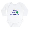 thumbnail image 1 of CafePress - Papa's Future Fishing Buddy Body Suit - Long Sleeve Cotton Baby Bodysuit, 1 of 4