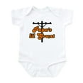 thumbnail image 1 of CafePress - Papa's Lil Grunt Orange Infant Bodysuit - Baby Light Bodysuit, Size Newborn - 24 Months, 1 of 4