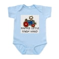 thumbnail image 1 of CafePress - Papa's Little Farm Hand Infant Bodysuit - Baby Light Bodysuit, Size Newborn - 24 Months, 1 of 4