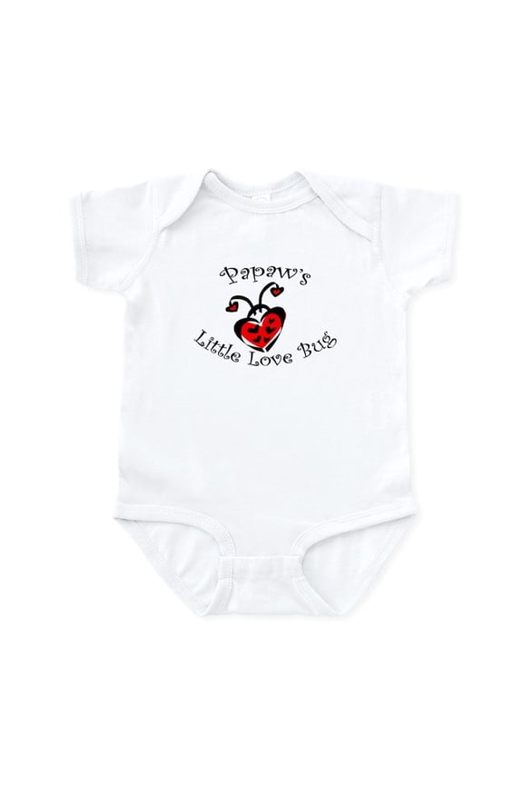 - Papaw's Love Bug Ladybug Infant Bodysuit - Baby Light Bodysuit, Size Newborn - 24 Months
