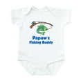 thumbnail image 1 of CafePress - Papaws Fishing Buddy Body Suit - Baby Light Bodysuit, Size Newborn - 24 Months, 1 of 4