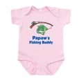 thumbnail image 1 of CafePress - Papaws Fishing Buddy Body Suit - Baby Light Bodysuit, Size Newborn - 24 Months, 1 of 4