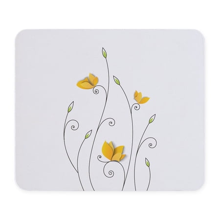 CafePress - Paper Butterflies Mousepad - Non-slip Rubber Mousepad, Gaming Mouse Pad
