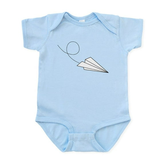 CafePress - Paper Plane Infant Bodysuit - Baby Light Bodysuit, Size Newborn - 24 Months