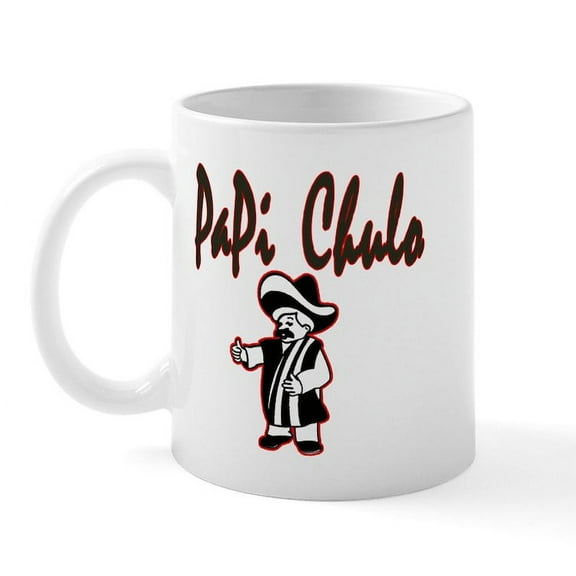 CafePress - Papi Chulo Mug - 11 oz Ceramic Mug - Novelty Coffee Tea Cup