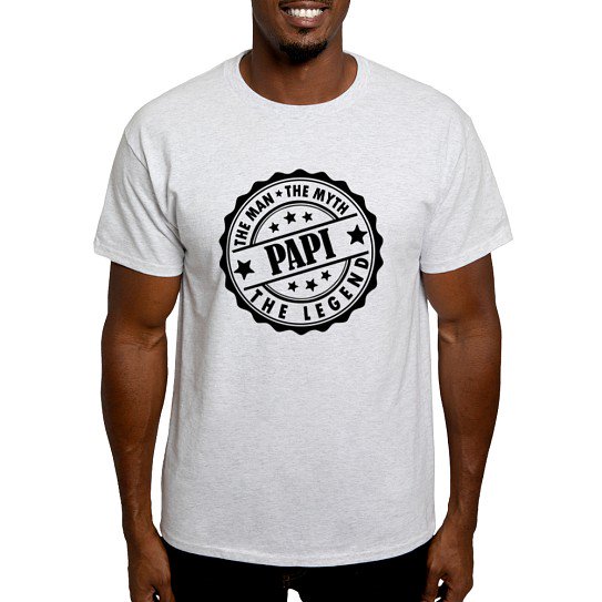CafePress - Papi The Man The Myth The Legend T Shirt - Men's Classic Cotton T-Shirts