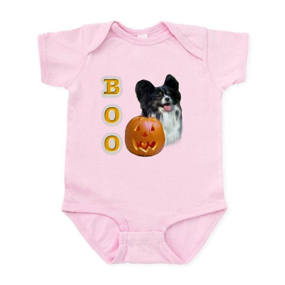 CafePress - Papillon Boo Infant Bodysuit - Baby Light Bodysuit, Size Newborn - 24 Months