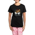 thumbnail image 1 of CafePress - Papillon Lover Women's Dark Pajamas - Women's Short Sleeve Print T-Shirt and Pants Dark Cotton Pajama Set, 1 of 7
