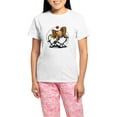 thumbnail image 1 of CafePress - Papillon Lover Women's Light Pajamas - Women's Short Sleeve Print T-Shirt and Pants Light Cotton Pajama Set, 1 of 7