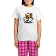 thumbnail image 1 of CafePress - Papillon Lover Women's Light Pajamas - Women's Short Sleeve Print T-Shirt and Pants Light Cotton Pajama Set, 1 of 7