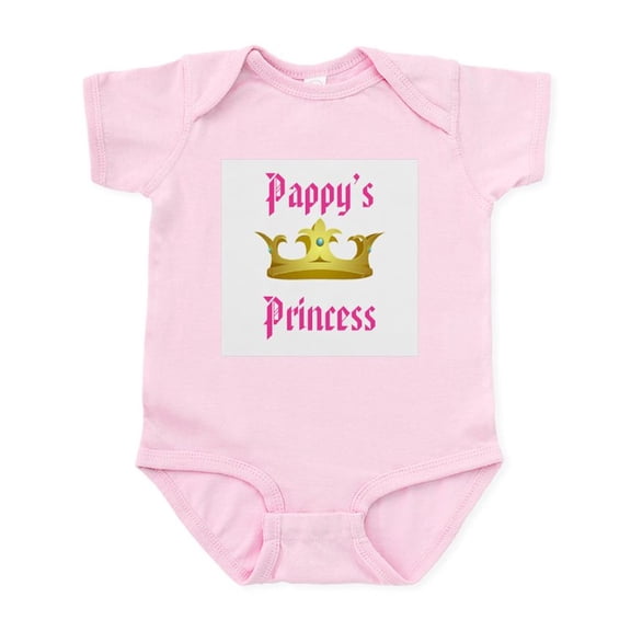CafePress - Pappy's Princess Infant Bodysuit - Baby Light Bodysuit, Size Newborn - 24 Months