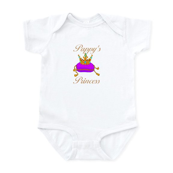 CafePress - Pappys Princess Body Suit - Baby Light Bodysuit, Size Newborn - 24 Months