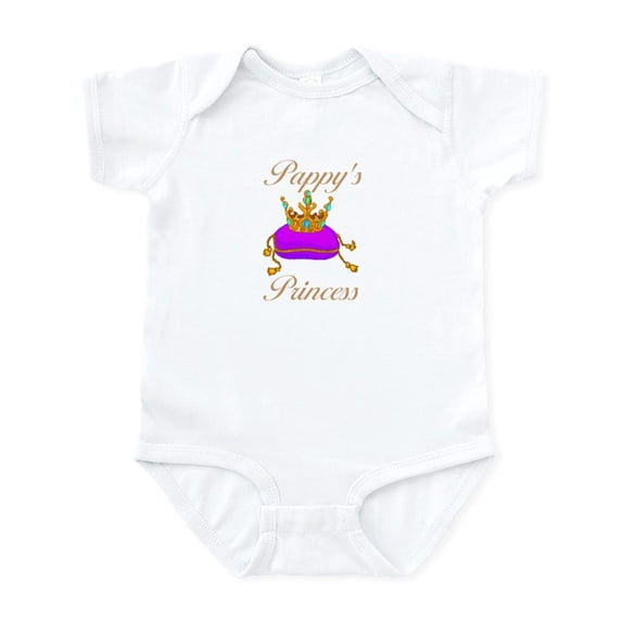 CafePress - Pappys Princess Body Suit - Baby Light Bodysuit, Size Newborn - 24 Months