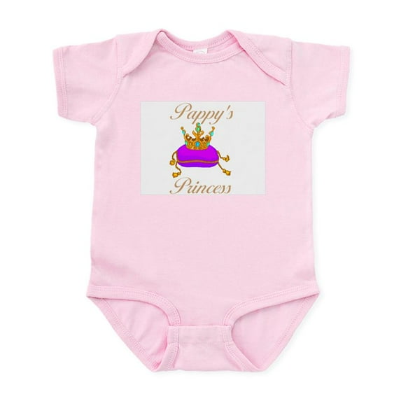 CafePress - Pappys Princess Body Suit - Baby Light Bodysuit, Size Newborn - 24 Months