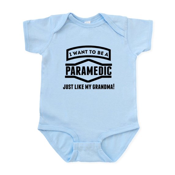 CafePress - Paramedic Just Like My Grandma Body Suit - Baby Light Bodysuit, Size Newborn - 24 Months