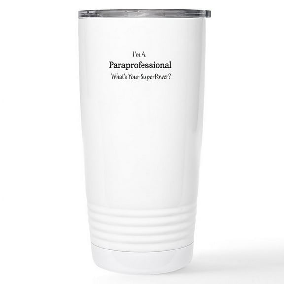 CafePress - Paraprofessional Stainless Steel Travel Mug - Insulated Stainless Steel Travel Tumbler 20 oz.