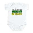 thumbnail image 1 of CafePress - Parents Jamaican Me Crazy Body Suit - Baby Light Bodysuit, Size Newborn - 24 Months, 1 of 4