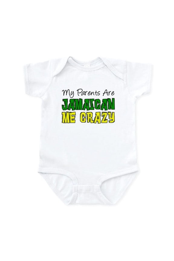 - Parents Jamaican Me Crazy Body Suit - Baby Light Bodysuit, Size Newborn - 24 Months