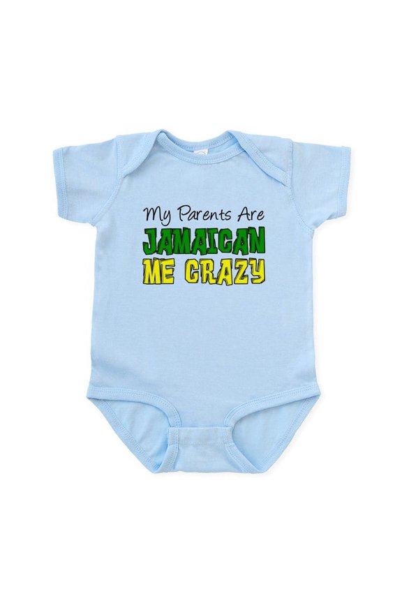 - Parents Jamaican Me Crazy Body Suit - Baby Light Bodysuit, Size Newborn - 24 Months
