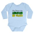 thumbnail image 1 of CafePress - Parents Jamaican Me Crazy Body Suit - Long Sleeve Cotton Baby Bodysuit, 1 of 4